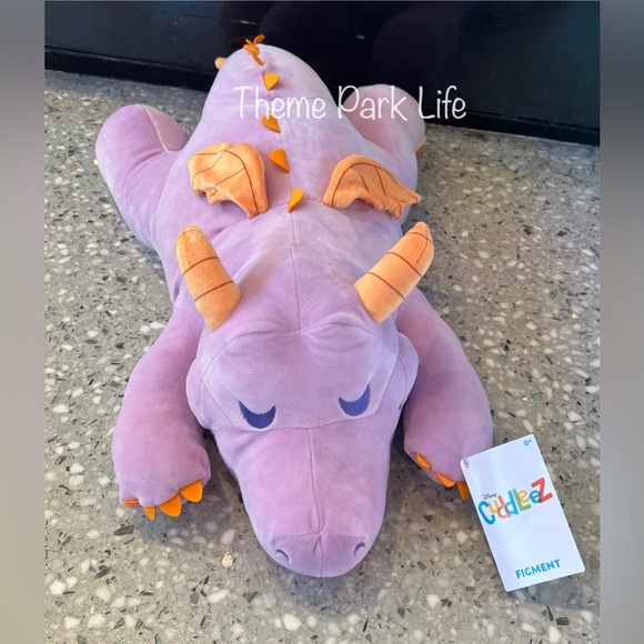 Disney Other - Disney Parks Epcot FIGMENT Dragon Cuddleez Large 25” Plush NEW